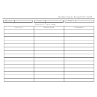 Business Impact Analysis Worksheet