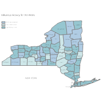 Influenza Activity Week Map